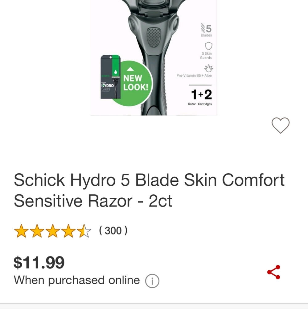 ⭐️Schick Hydro Sensitive - Picture 3 of 3